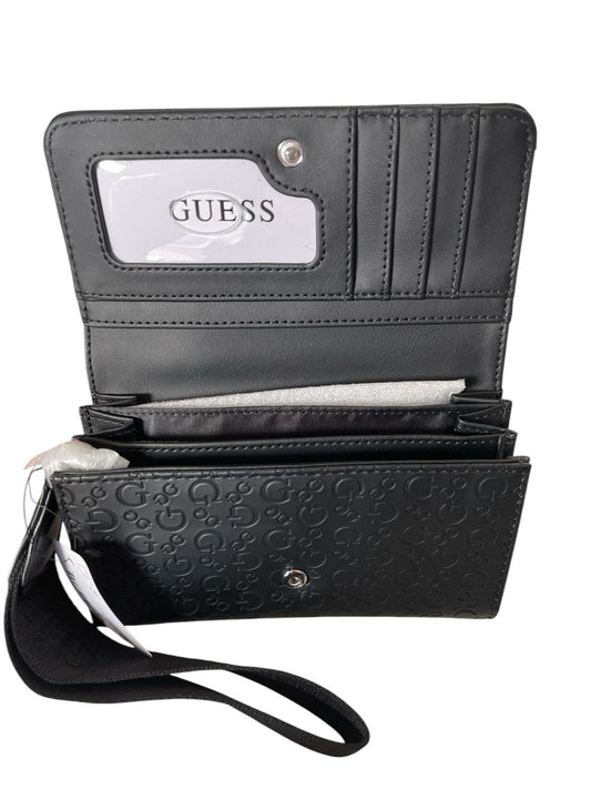 Monedero Guess Negro con Correa